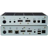 KVXHP-200 Dual-Head DisplayPort 1.2 KVM Extender über CATx oder Glasfaser von Black Box Back