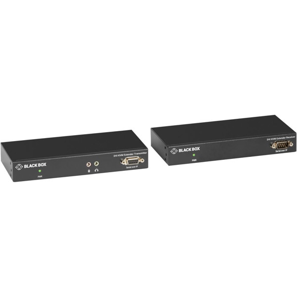 KVXLC-100-R2 CATx KVM Extender für DVI, RS232, USB und Audio Signalverlängerung von Black Box