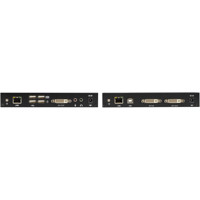 KVXLC-100-R2 CATx KVM Extender für DVI, RS232, USB und Audio Signalverlängerung von Black Box von hinten