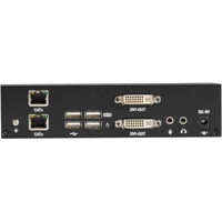 KVXLC-200-R2 Dual-Head DVI-I KVM Extender für das Übertragen der Signale über CATx von Black Box Receiver Back