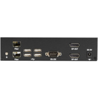 KVXLCDPF-200 Dual Head KVM über Glasfaser Extender für DisplayPort 1.2 Video von Black Box Receiver Back