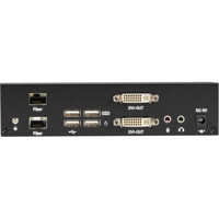 KVXLCF-200 Dual-Head KVM Glasfaser Receiver für DVI-Videosignale von Black Box Back