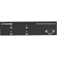 KVXLCF-200 Dual-Head KVM Glasfaser Receiver für DVI-Videosignale von Black Box Front