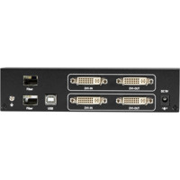 KVXLCF-200 Dual-Head KVM Glasfaser Transmitter für DVI-Videosignale von Black Box Back