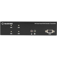KVXLCF-200 Dual-Head KVM Glasfaser Transmitter für DVI-Videosignale von Black Box Front