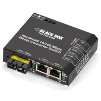 LBH100AE-H-SSC Hardened Glasfaser zu Ethernet Medienkonverter Switch von Black Box