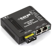 LBH100A-SSC Singlemode SC Glasfaser zu Fast Ethernet Medienkonverter Switch von Black Box