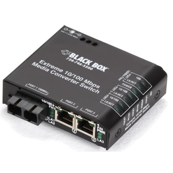 LBH100AE-P-SC Glasfaser zu Ethernet Medienkonverter Switch von Black Box