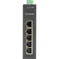 LBH3050A Unmanaged Fast Ethernet Industrie Switch mit 5x RJ45 Ports von Black Box Front