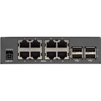 LES1608ALES1608A industrieller Konsolenserver mit 8x seriellen RS232 Anschlüssen von Black Box Ports