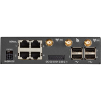 LES1604A-R-R Secure Konsolenserver mit 4x RS232 Ports und einem 4G LTE Modem von Black Box Ports