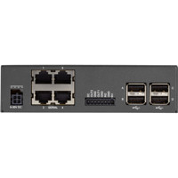 LES1604A serieller Konsolenserver mit 4x RS232 Anschlüssen und Out-of-Band Verwaltung von Black Box Ports