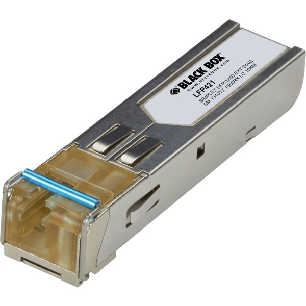 LFP421 LC Simplex 1250 Mbps SFP Modul mit Single-Mode SFF 1310-nm TX und 1550-nm RX von Black Box