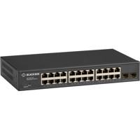 LGB2126A Managed Gigabit Ethernet Desktop Switch mit 24x RJ45 und 2x SFP Ports von Black Box