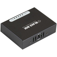 LGB304AE Gigabit Ethernet Switch mit 4x Autosensing Gigabit Anschlüssen von Black Box Rückseite