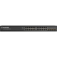 LGB5028A-R2 28-Port Managed Gigabit Switch mit 24x rJ45 und 4x SFP Ports von Black Box Front