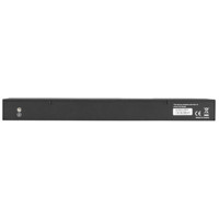 LGB5128A-R2 1/10 GbE Managed Ethernet Switch mit SFP, shared SFP/RJ45 und SFP+ Ports von Black Box Rückseite
