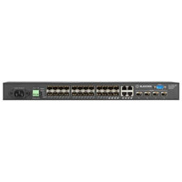 LGB5128A-R2 1/10 GbE Managed Ethernet Switch mit SFP, shared SFP/RJ45 und SFP+ Ports von Black Box Vorderseite