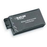 LGC125A-R2 kompakter Gigabit Ethernet zu Single-Strand Glasfaser Medien- und Datenratenkonverter von Black Box