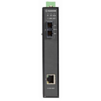 LGC281A Gigabit Medienkonverter die 10/100/1000Base-TX zu 1000Base-FX konvertieren von Black Box Front