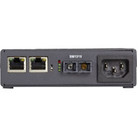 LGC5152A kompakter Gigabit Medienkonverter mit 2x RJ45 und 1x Single-Mode SC Ports von Black Box Vorderseite