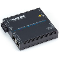 LGC5202A Gigabit PoE PSE Medienkonverter mit 2x RJ45 und 1x Single-Mode SC (1310 nm) Ports von Black Box