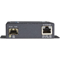 LGC5300A industrieller Gigabit Ethernet PoE Medienkonverter mit einem SFP Port von Black Box Anschlüsse