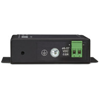 LGC5300A industrieller Gigabit Ethernet PoE Medienkonverter mit einem SFP Port von Black Box Stromeingang
