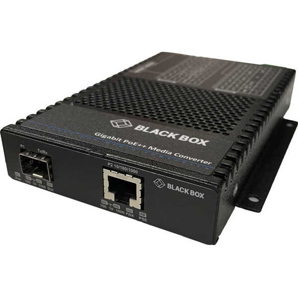 LGC5700A 802.3bt konformer Gigabit Ethernet zu SFP Glasfaser Medienkonverter von Black Box