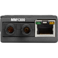 Vorderseite des LIC022A-R4 Fast Ethernet zu Multi-Mode ST Medienkonverter von Black Box
