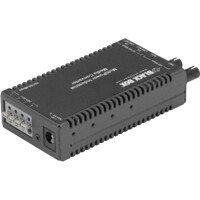 LIC022A-R4 Black Box Fast Ethernet zu Multi-Mode ST Medienkonverter seitlich