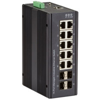 LIG1014A INDRy II L Managed Gigabit Ethernet Switch mit 14 Gigabit Anschlüsse von Black Box