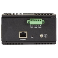 LIG1014A INDRy II L Managed Gigabit Ethernet Switch mit 14 Gigabit Anschlüsse von Black Box von oben