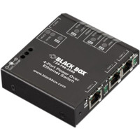 LP004A 4-Port PoE Switch mit 10/100 Mbps Ethernet Anschlüssen von Black Box