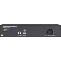 LPB2910A Managed Gigabit Power over Ethernet Switch mit 8x RJ45 PoE und 2x Dual Media Ports von Black Box Back