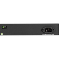 LPB3010A Managed Gigabit PoE Switch mit 8x RJ45 und 2x SFP Ports von Black Box Back