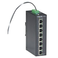 LPH008A Gigabit PoE+ Switch mit 8 PoE+ RJ-45 Ports von Black Box mit Kabel