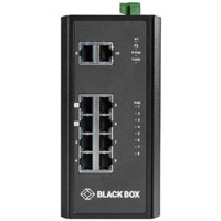 LPH3100A Unmanaged Gigabit PoE+ Switch mit 10x 10/100/1000 RJ45 Ports von Black Box Vorderseite