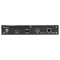 MCXS9C Decoder mit SDVoE, HDMI und Skalierung über 10 Gigabit Kupfer von Black Box von hinten