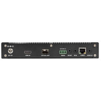 MCXS9C Encoder mit SDVoE, HDMI und Skalierung über 10 Gigabit Kupfer von Black Box von hinten