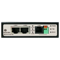 MEG101AE-R4 VDSL2 Mini Modem/Ethernet Extender mit 2 Ethernet Ports von Black Box Front