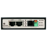 MEG101AE-R5 VDSL2 Mini Modem/Ethernet Extender mit 2 Ethernet Ports von Black Box Front