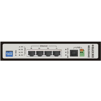 MEG250AE industrielle VDS2 Bridge mit 4x 10/100 Mbps Ethernet von Black Box Front