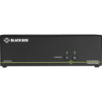 SS2P-DH-DP-U NIAP 3.0 zertifirter 2-Port Secure Dual-Head DisplayPort KVM Switch von Black Box Front