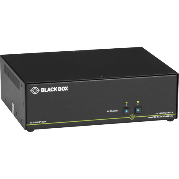 SS2P-DH-DP-UCAC sicherer Dual-Head DisplayPort KVM Switch mit CAC Ports von Black Box