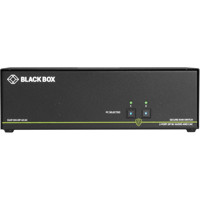 SS2P-DH-DP-UCAC sicherer Dual-Head DisplayPort KVM Switch mit CAC Ports von Black Box Front