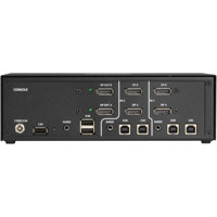 SS2P-DH-DP-UCAC sicherer Dual-Head DisplayPort KVM Switch mit CAC Ports von Black Box Anschlüsse