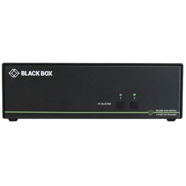 SS2P-SH-DVI-U Secure KVM Switch mit NIAP 3.0 Zertifizierung, EDID Learning und DVI von Black Box