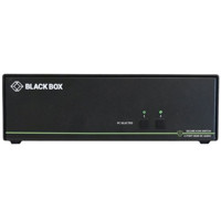 SS2P-SH-HDMI-UCAC sicherer KVM Schalter mit NIAP 3.0 Zertifizierung, EDID Learning und Emulation und 4K HDMI von Black Box Vorderseite