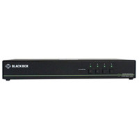 SS4P-SH-HDMI-UCAC sicherer KVM Schalter mit NIAP 3.0 Zertifizierung, EDID Learning und Emulation und 4K HDMI von Black Box Vorderseite